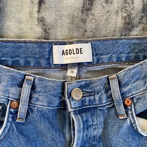Agolde Ripped Jeans- Medium Wash